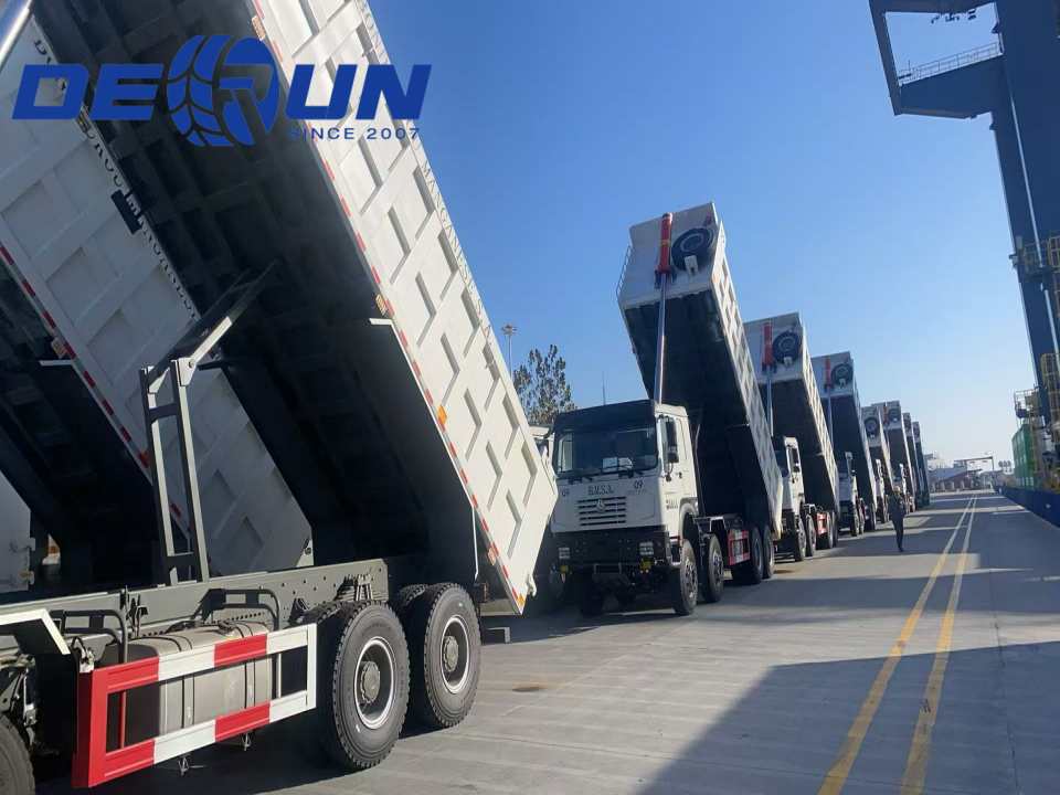Sinotruk Howo 10 Dump Yük maşını artıq limana gəlib getməyə hazır oldu