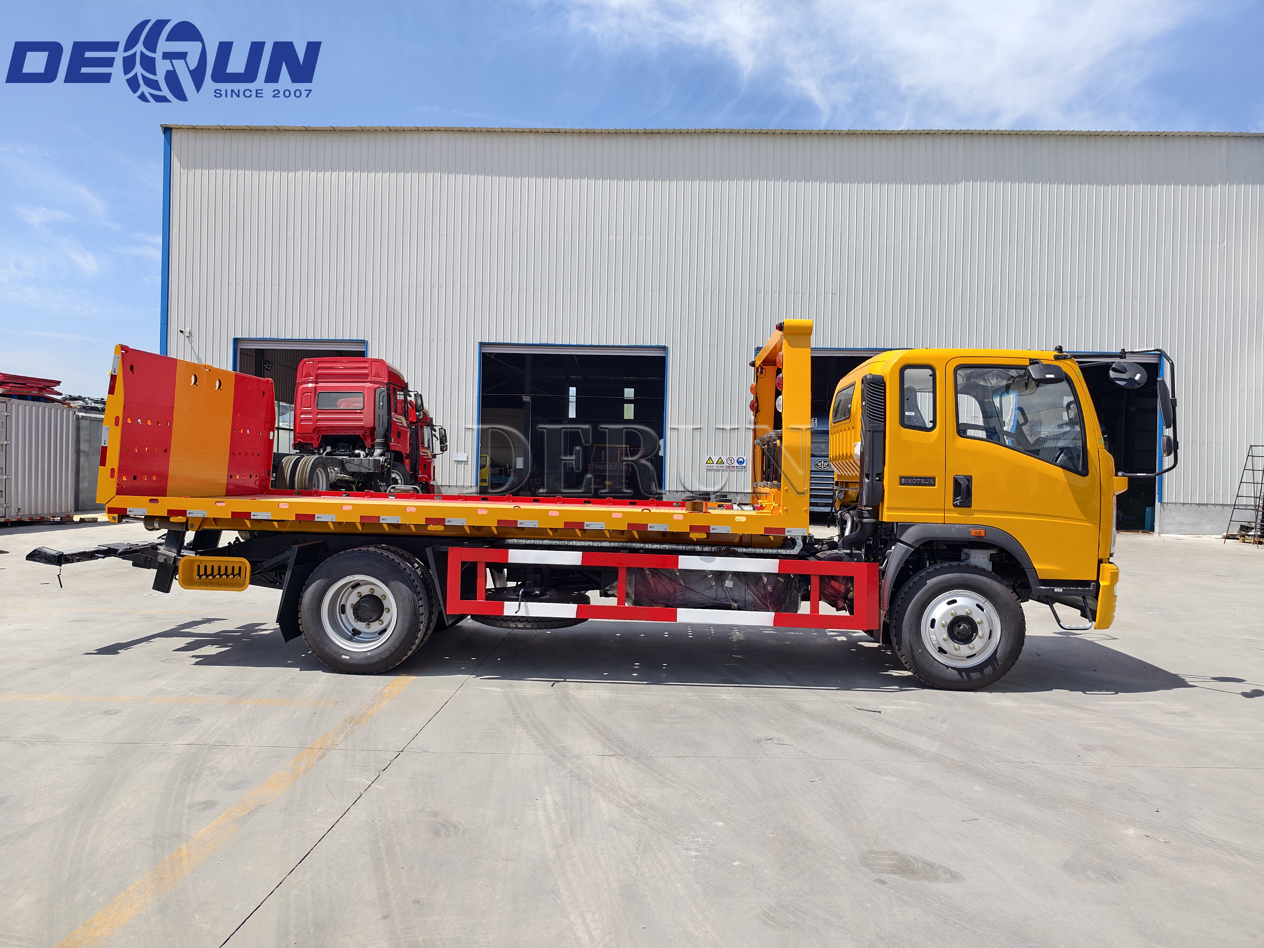 Sinotruk HOWO 4x2 Wrecker Truck Nikaraquaya göndəriləcək