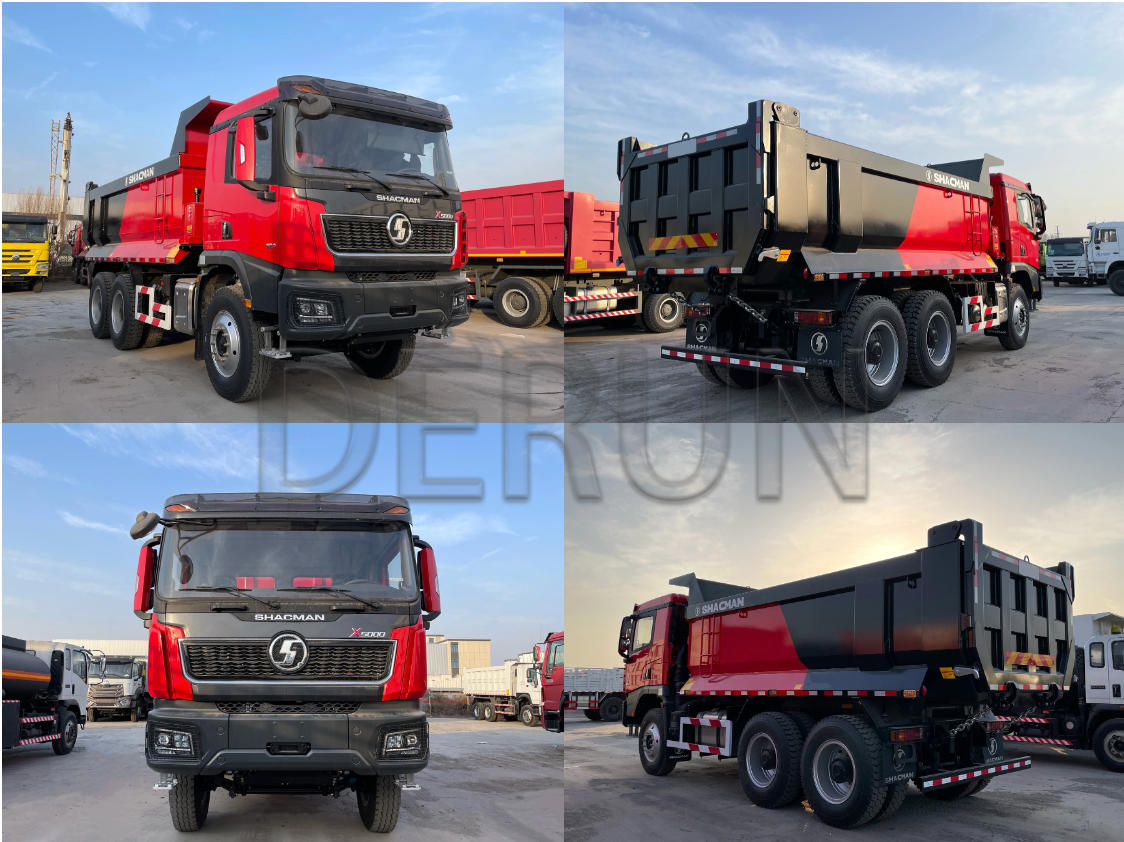 SHACMAN X5000 6x4 Dump Truck Peruya ixracı