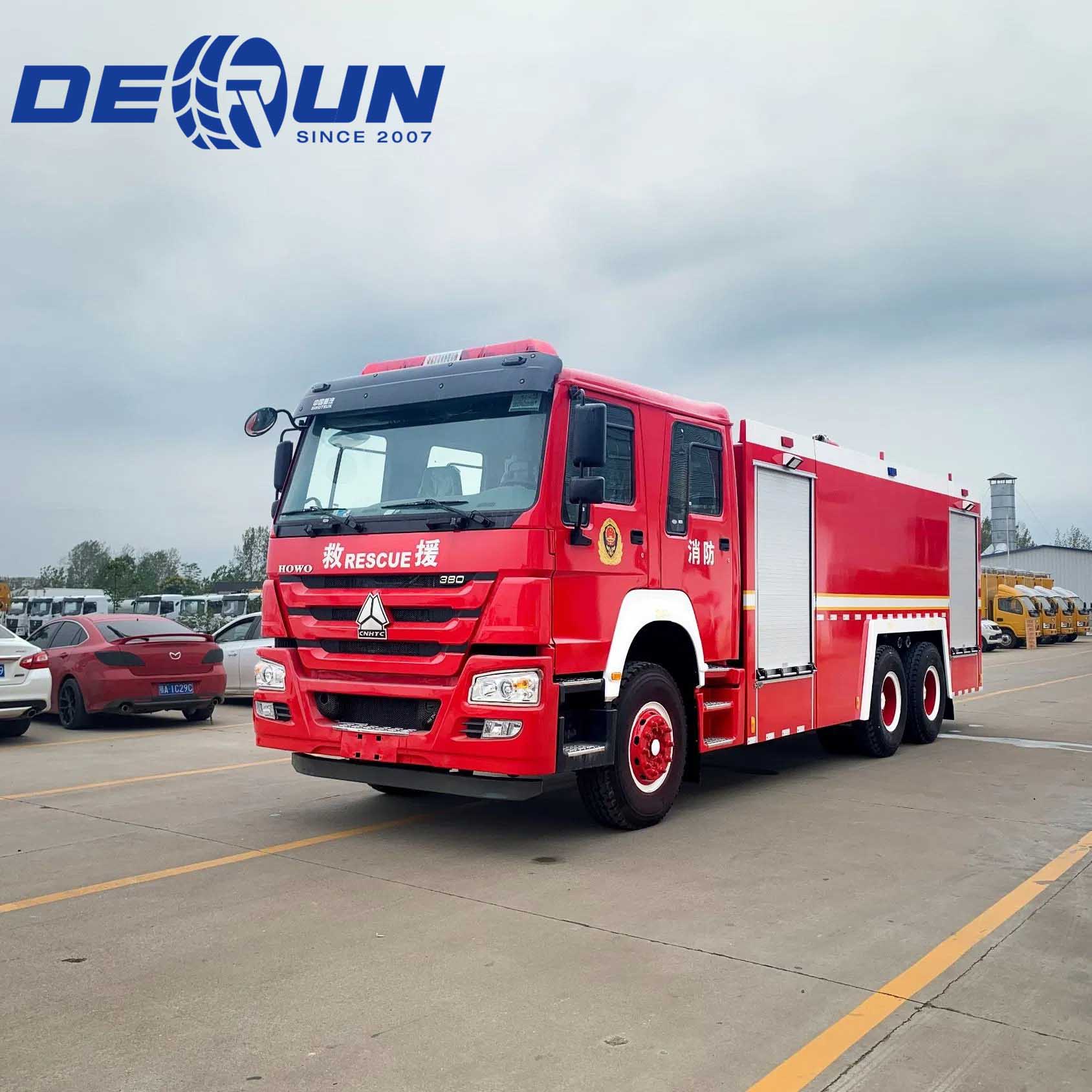 Ağır sənaye yanğınsöndürən maşınını necə seçmək olar: Sinotruk HOWO 6x4 niyə fərqlənir?