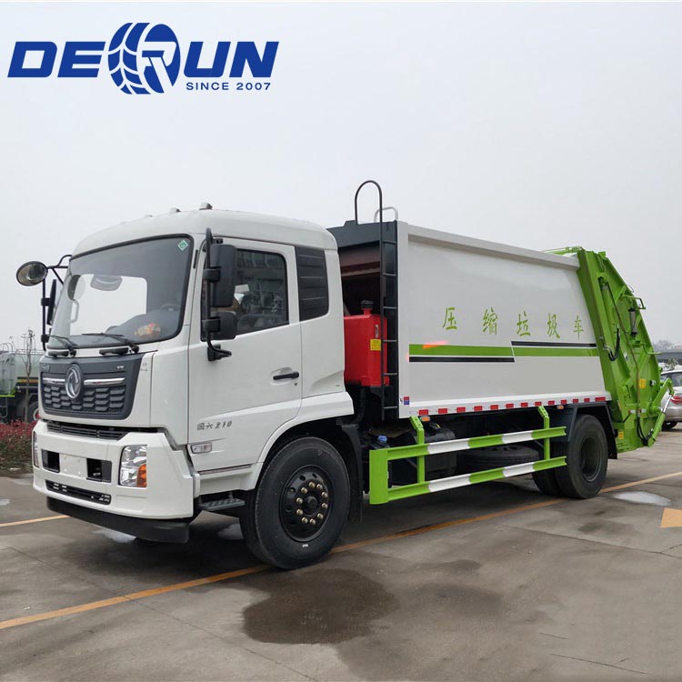 Dongfeng 4x2 Altı Təkərli Zibil Kompressoru yük maşını