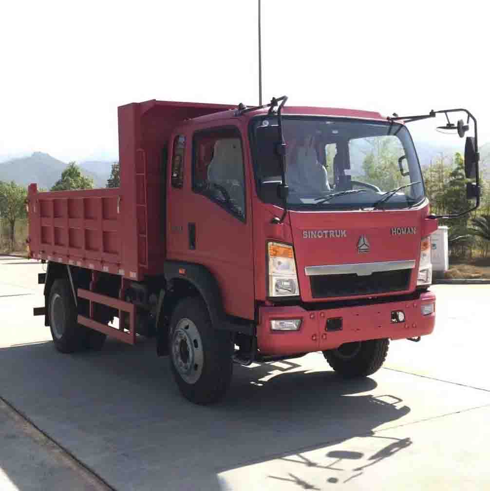 Sinotruk Howo 4x2 Arxa Zibil İşıq Tipper Yük maşını