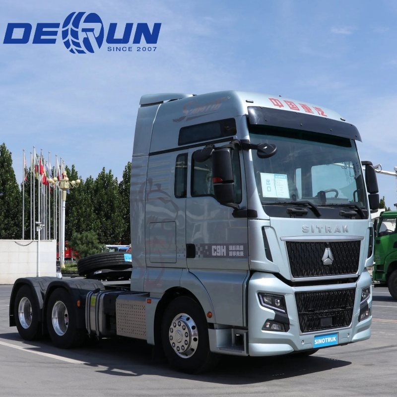 Sinotruk Sitrak 6x4 10 Təkər Başçısı Traktor Truck Prime Mover